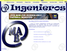 Tablet Screenshot of mabingenieros.com